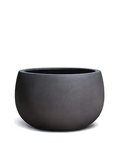 Pflanzkübel (Fiberglas) VAPLANTO ® Rund 30 x 30 x 19 cm