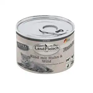 Landfleisch-Katzenfutter Landfleisch Cat Kitten Pastete, 6X 195g