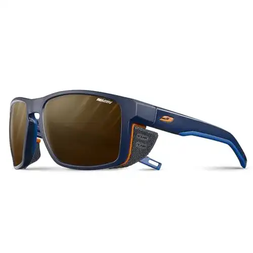 Julbo-Sonnenbrille Julbo Unisex Shield Sonnenbrille, Blau/Orange, One