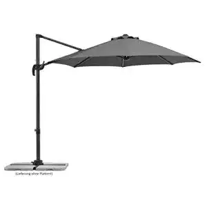 Schneider-Ampelschirm Schneider Rhodos Blacklight, anthrazit