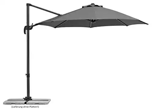 Schneider-Ampelschirm Schneider Rhodos Blacklight, anthrazit