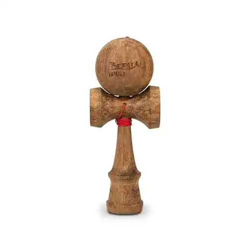 Kendama BESTIAL WOLF Bamboo Bogenball , braun, Einheitsgröße