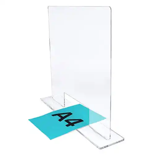 Spuckschutz 50×50 WANDKINGS Spuckschutz, mit Bodenplatte