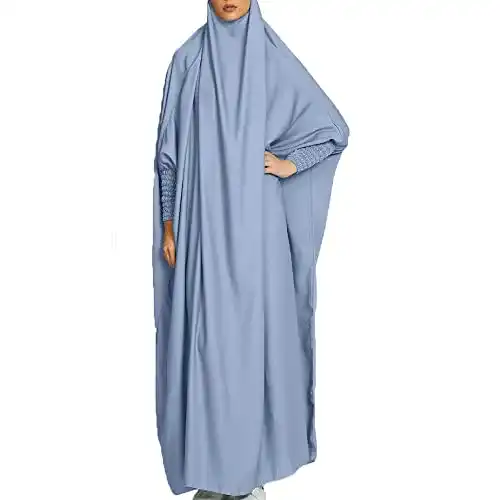 Burka BAINA Damen Muslim Roben Einfarbig Lose Muslimisch