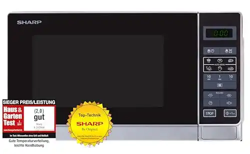 Mikrowelle ohne Grill SHARP R242INW Solo-Mikrowelle, 20 L