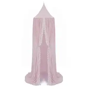 Baldachin Shyneer Betthimmel Baby Chiffon Rosa