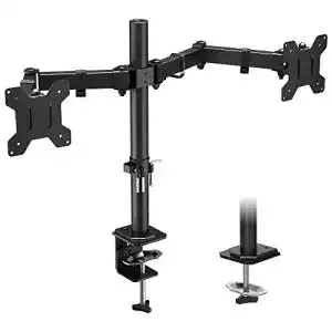 Monitorhalterung BONTEC, Halterung 2 Monitore 13-27 Zoll