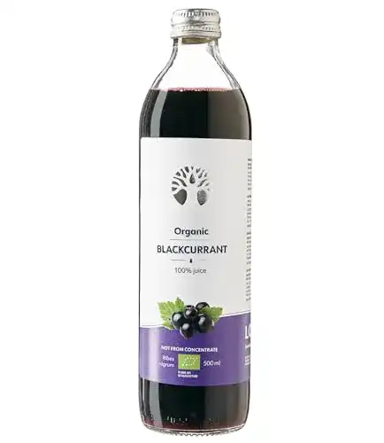 Johannisbeersaft LOOV Bio Schwarzer, 500 ml, reiner Saft