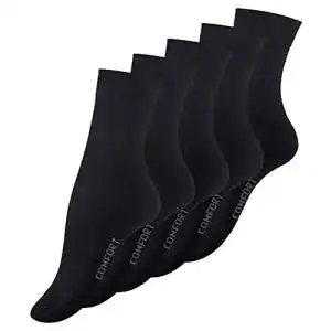 Damensocken Cotton Prime 10 Paar schwarz, COMFORT