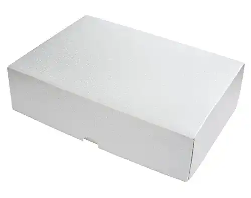 Schuhkarton Lenzpaper G3 Geschenkkarton 10er Packung, weiss