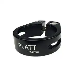 Sattelklemme PLATT Fahrrad super leicht Alu Sattelkloben