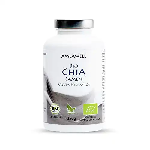 Chia-Samen Amlawell Bio Chia Samen – 250 g Bio Chiasamen