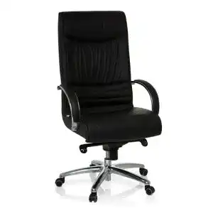 Bürostuhl Echtleder hjh OFFICE 600953 Chefsessel XXL F 400 Leder