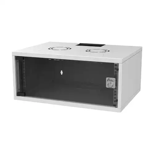 Serverschrank ARLI Netzwerkschrank 19 Zoll 4U 4HE Wandgehäuse