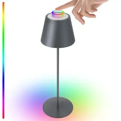 Akku-Tischlampe uuffoo LED Akku Tischlampe, Outdoor Tischleuchte
