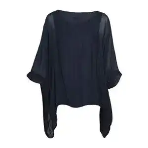 Seidenbluse Cara Mia Tunika Bluse Sexy Seide Fledermaus Italy