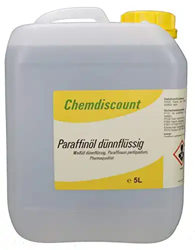 Paraffinöl Chemdiscount 5Liter dünnflüssig, entspricht Ph.Eur