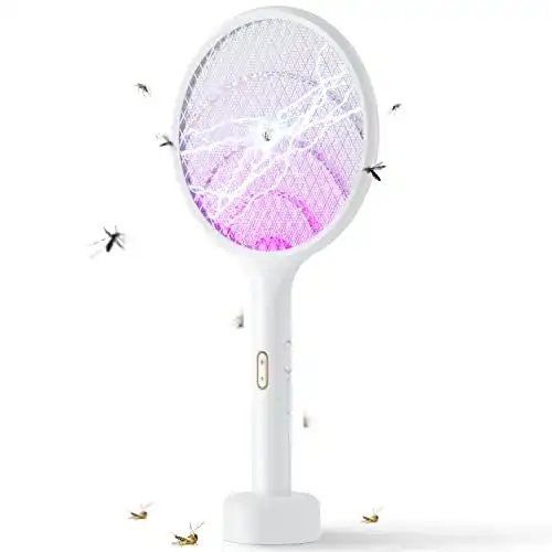 Elektrische Fliegenklatsche Yissvic extra stark 4000V 2 in 1 USB