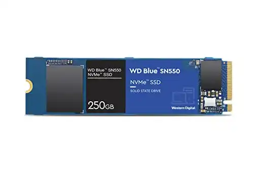WD-SSD Western Digital WD Blue SN550 250 GB M.2 PCIe NVMe