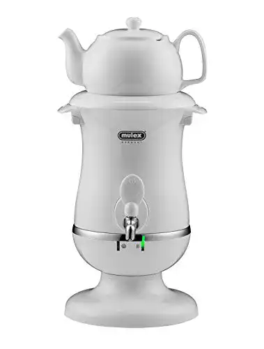 Samowar Mulex Tee weiß 2,5 l, Kunststoff, Höhe inkl 46 cm