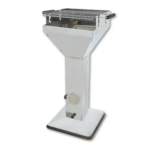 Säulengrill ACTIVA Edelstahl Holzkohle Trichtergrill “Saalfeld”