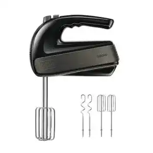Handmixer 500 Watt Black+Decker BXMX500E, Edelstahl, 4 Stäbe