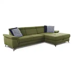 Cavadore-Sofa CAVADORE Ecksofa Cardy inkl. Federkern / L-Sofa