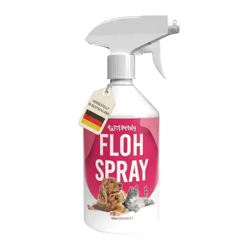 Flohspray PETSLY PETLSY Flohmittel Katzen & Hundespray, 500ml