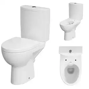 Stand-WC VBChome Keramik, Komplett -Design- Set, Spülkasten