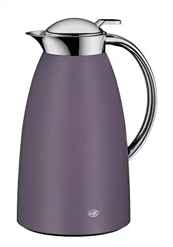 Thermoskanne alfi Gusto, Edelstahl lila 1L, Dur Glaseinsatz