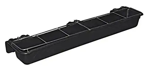 Trog Kerbl 323492 Langfutter, 8 L mit Freßgitter, 96 cm breit