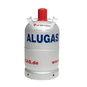 Propangasflasche ALUGAS Gasflasche Füllmenge 11 kg, leer