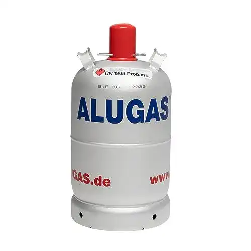 Propangasflasche ALUGAS Gasflasche Füllmenge 11 kg, leer