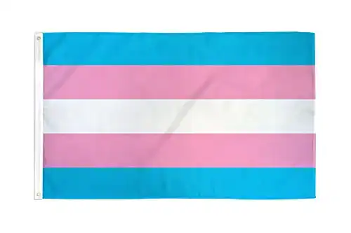 Trans-Flagge AZ FLAG Flagge Regenbogen Transgender 90x60cm