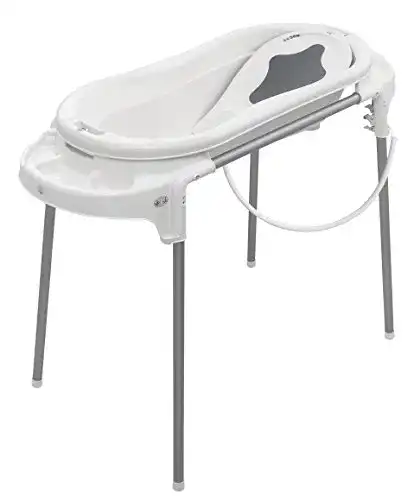 Babybadewanne mit Gestell Rotho Babydesign Badeset