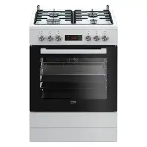 Beko-Herd Beko FSM62320DWS Elektro-Herd mit Gaskochfeld