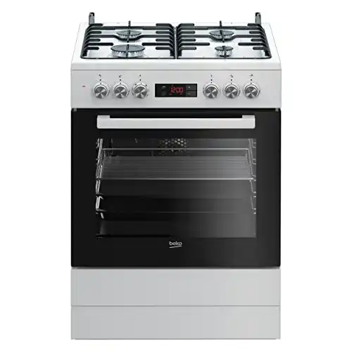 Beko-Herd Beko FSM62320DWS Elektro-Herd mit Gaskochfeld