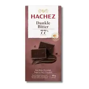 Hachez-Schokolade Hachez Tafel Dunkle Bitter 77%, 90 g