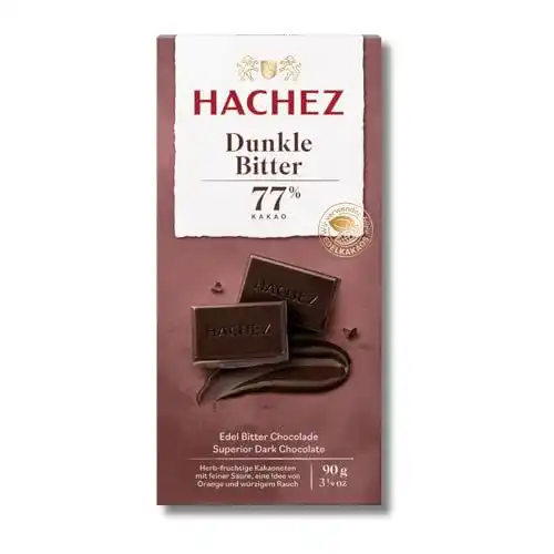 Hachez-Schokolade Hachez Tafel Dunkle Bitter 77%, 90 g