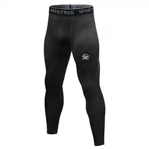 Thermo-Laufhose MEETWEE Kompressionshose Herren, Sport