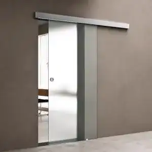 Schiebetür doporro Design Glas 77,5 x 205 cm inkl. Soft-Close