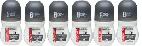Borotalco-Deo Borotalco 6x ROBERTS deo roll-on Invisible 50ml