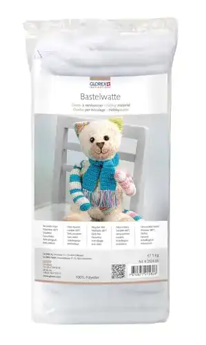 Die beste Füllwatte Glorex 6 2524 05 - Bastelwatte, 1 kg weiß, 100 % Polyester 2026 Test Bestseller Füllwatte Glorex 6 2524 05 – Bastelwatte, 1 kg weiß, 100 % Polyester