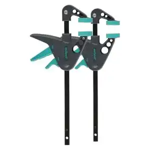 Schraubzwingen-Set wolfcraft Mini-Einhandzwingen 40-110 mm