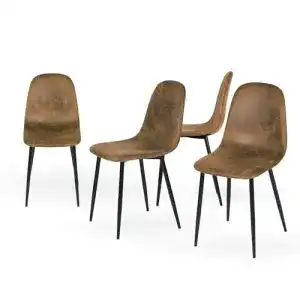 Stuhl Homy Casa 4er Set Esszimmerstühle Scandinavian Vintage
