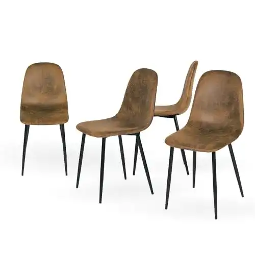 Stuhl Homy Casa 4er Set Esszimmerstühle Scandinavian Vintage