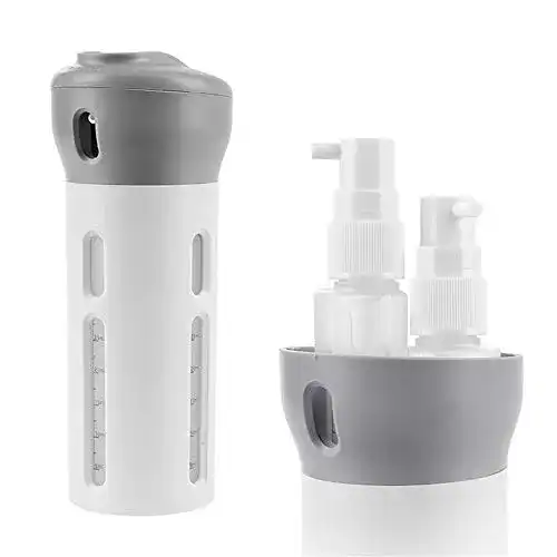 Reiseflaschen 4-in-1 GULEHAY 4 in 1 Reiseflasche, tragbar