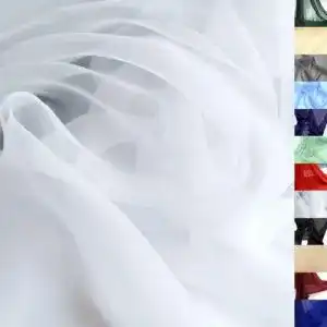 Chiffon-Stoff TOLKO Chiffon Stoff Meterware für Rock Bluse Tücher