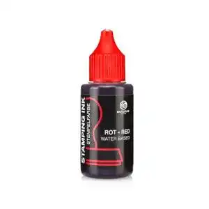 Stempelfarbe Octopus Fluids, Nachfüllfarbe, 30ml , rot ohne Öl