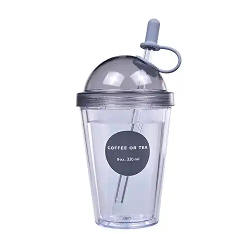 Bubble-Tea-Becher Finoki Tasse Becher, doppelwandig